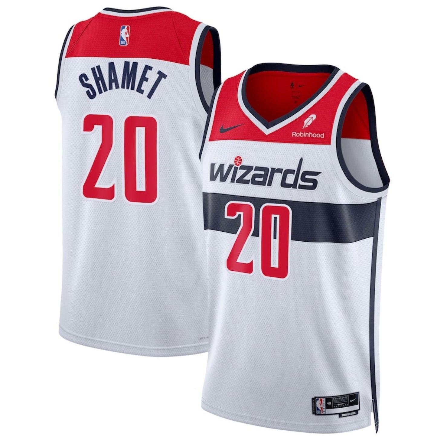 Basketball Landry Shamet Washington Wizards 20 Jersey