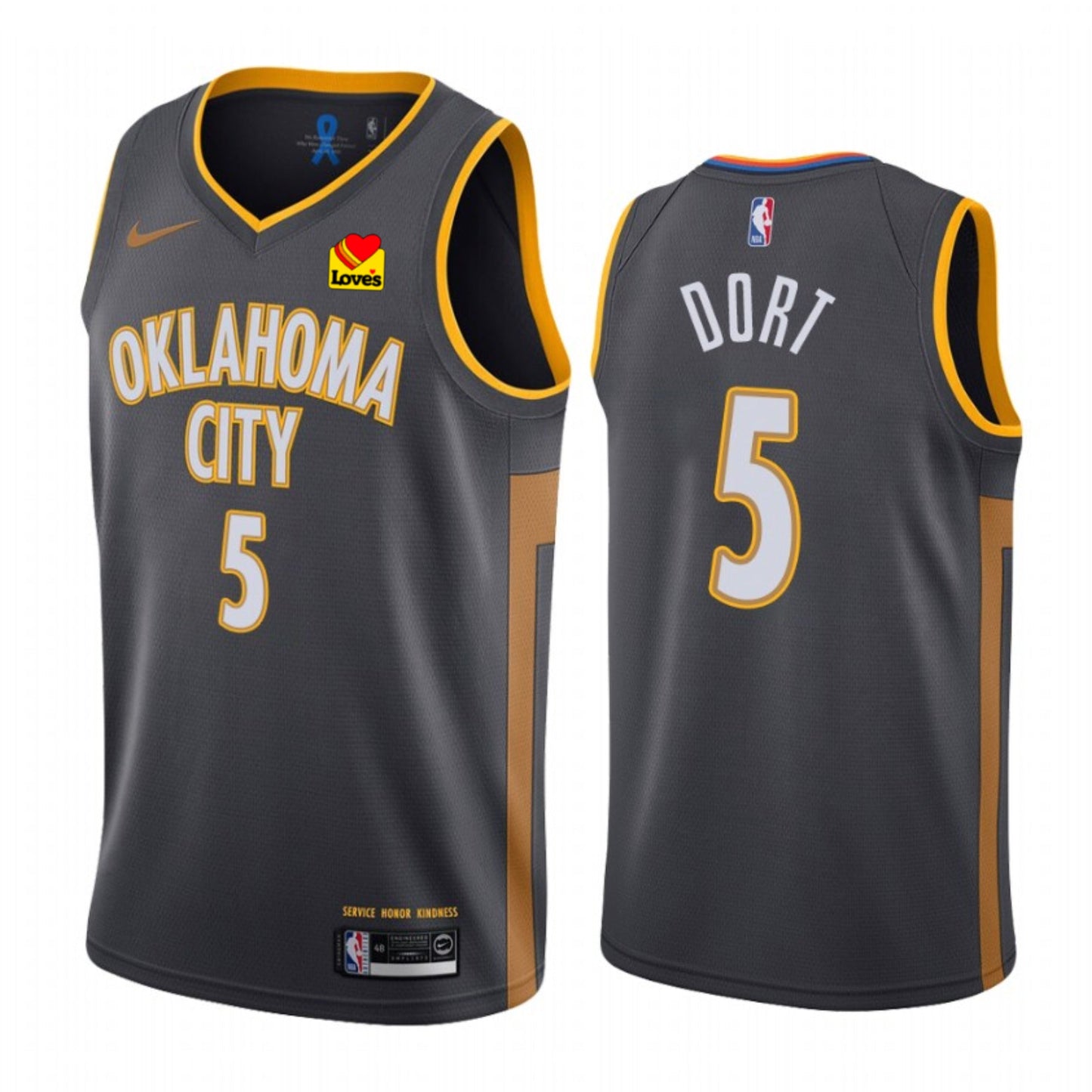 Luguentz Dort Oklahoma Thunder 5 Jersey