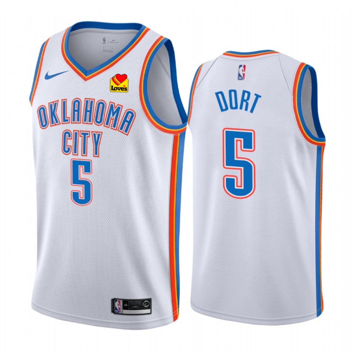 Basketball Luguentz Dort Oklahoma Thunder 5 Jersey