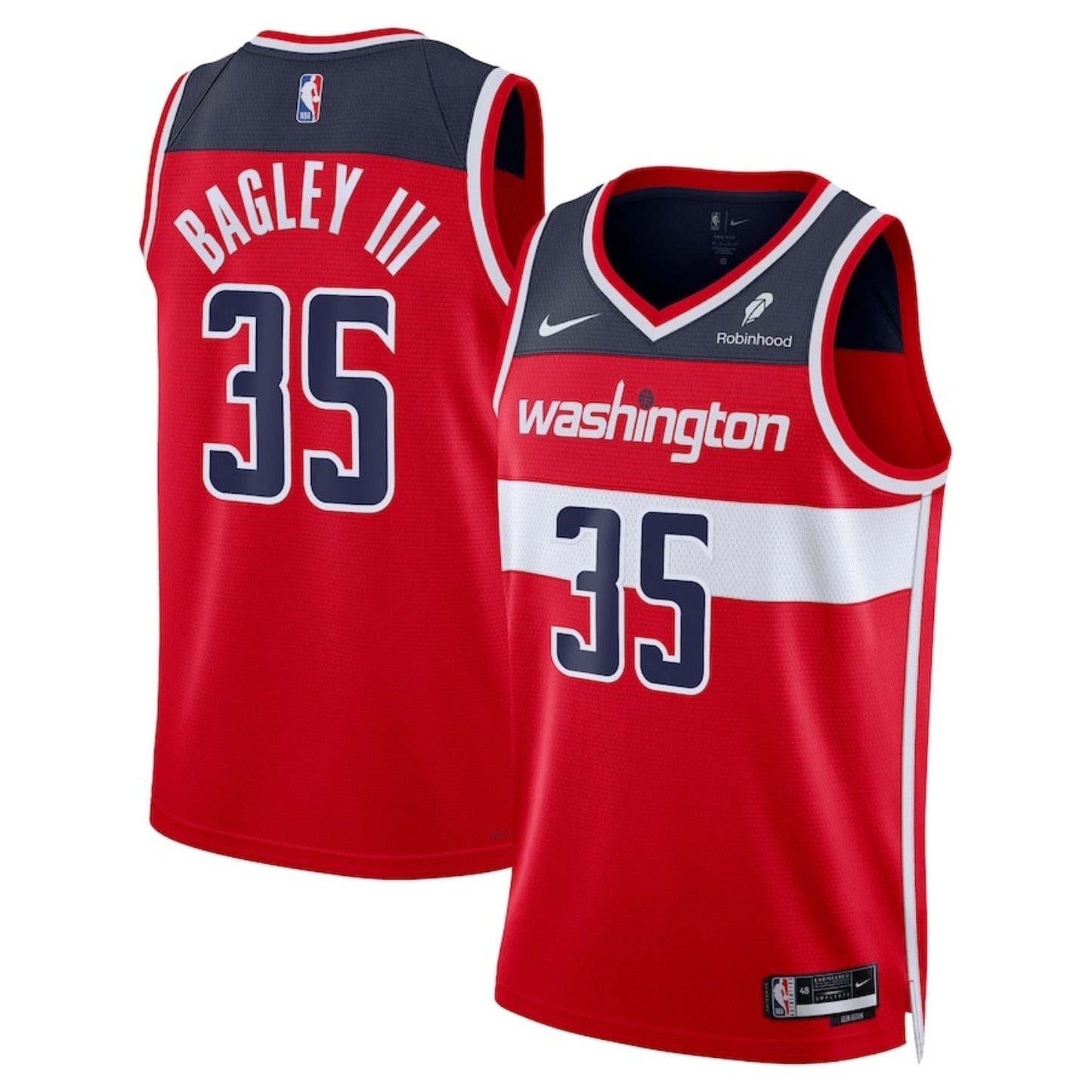 Marvin Bagley III Washington Wizards 35 Jersey