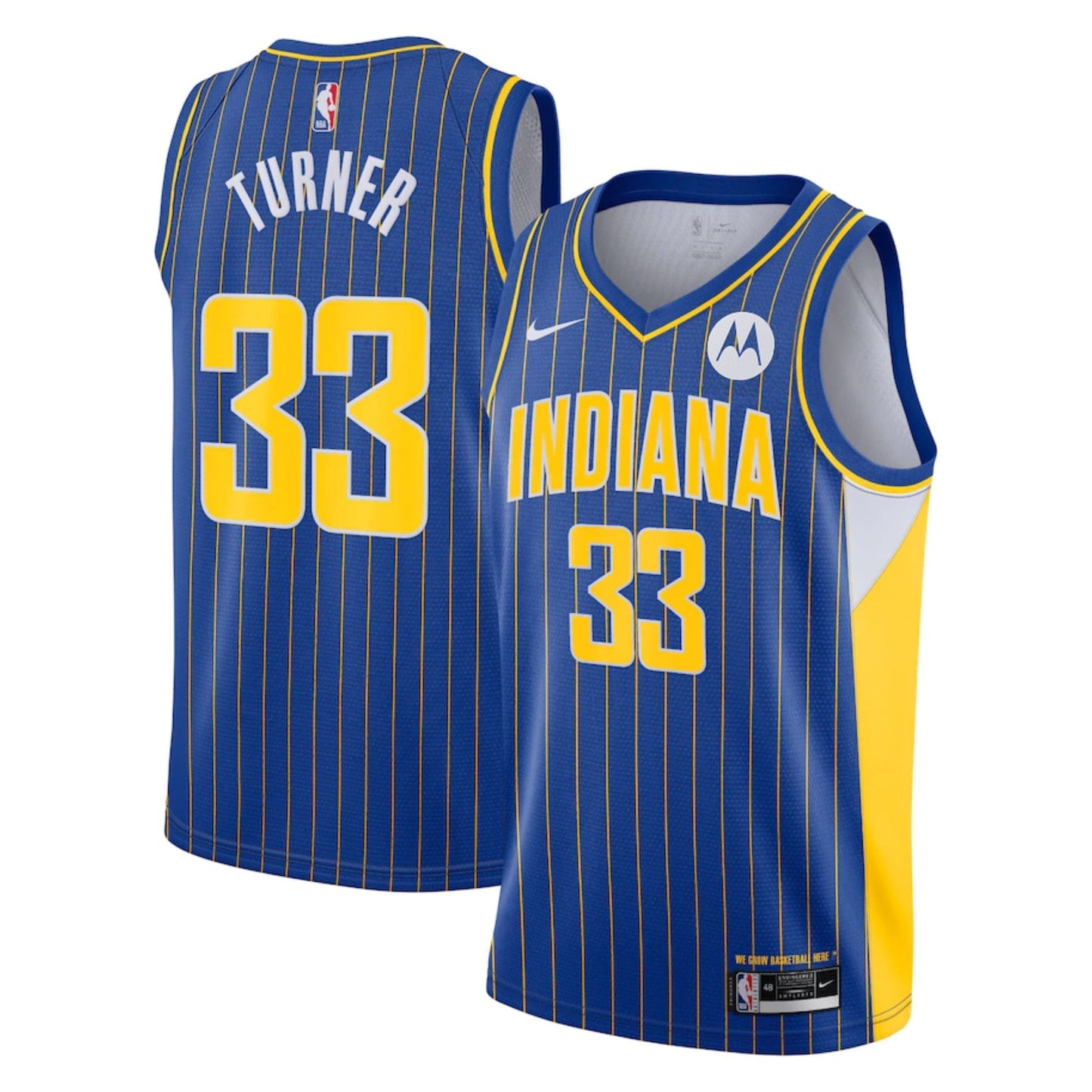 Basketball Myles Turner Indiana Pacers 33 Jersey
