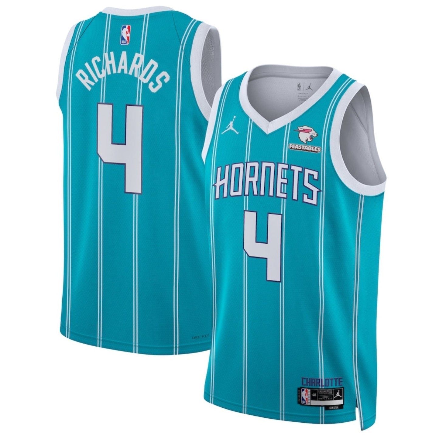 Basketball Nick Richards Charlotte Hornets 4 Jersey