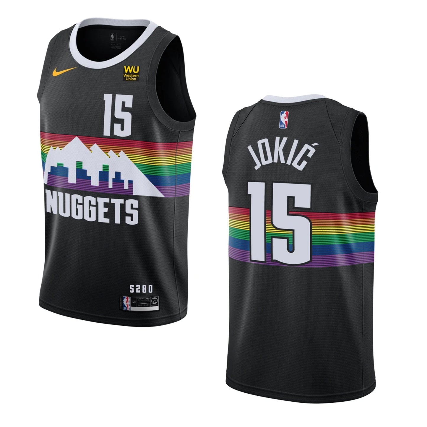 Basketball Nikola Jokic Denver Nuggets 15 Jersey