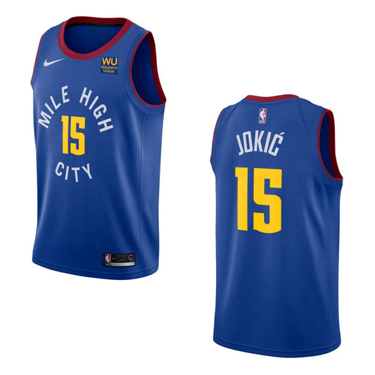 Basketball Nikola Jokic Denver Nuggets 15 Jersey