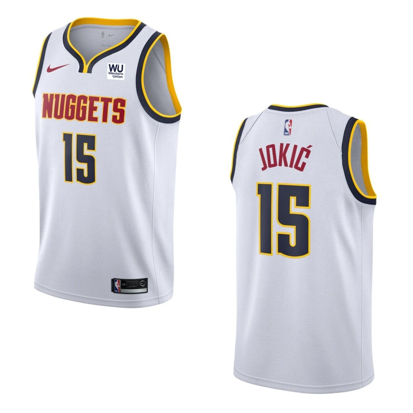Basketball Nikola Jokic Denver Nuggets 15 Jersey