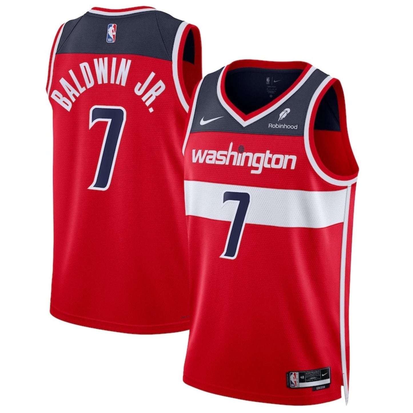 Basketball Patrick Baldwin Jr. Washington Wizards 7 Jersey