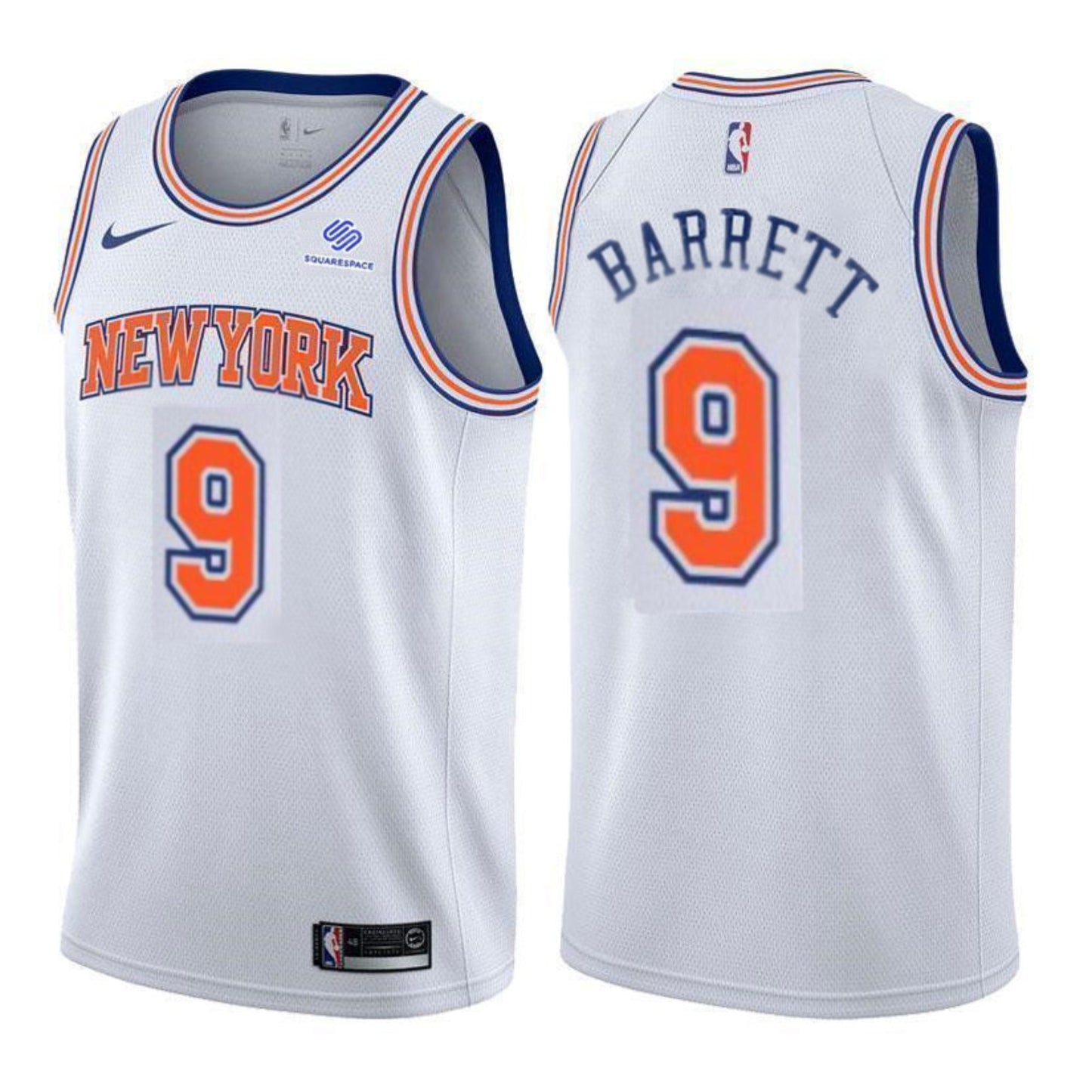 RJ Barrett New York Knicks 9 Jersey