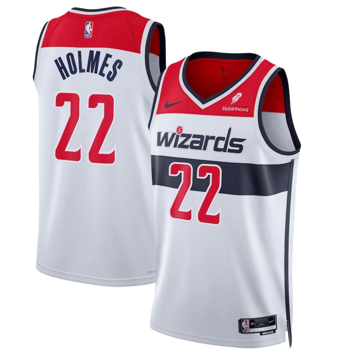 Richaun Holmes Washington Wizards 22 Jersey