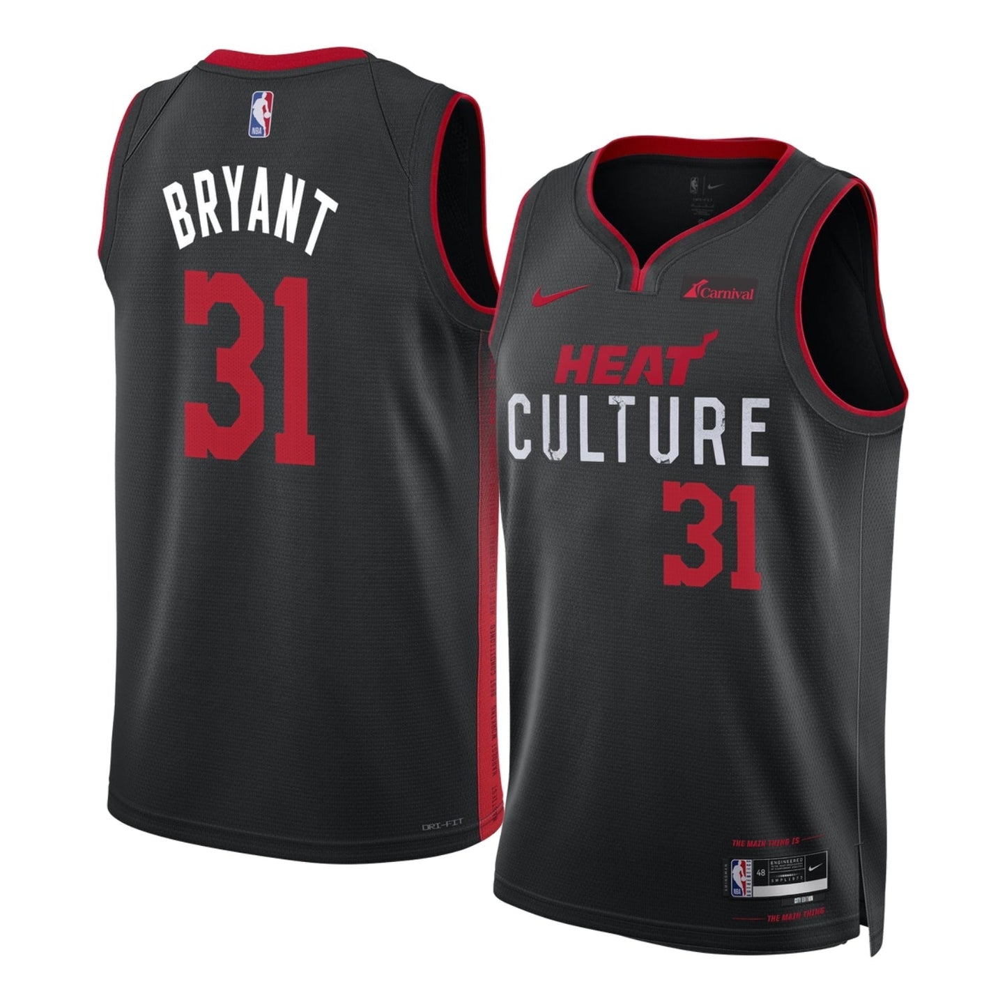 Basketball Thomas Bryant Miami Heat 31 Jersey