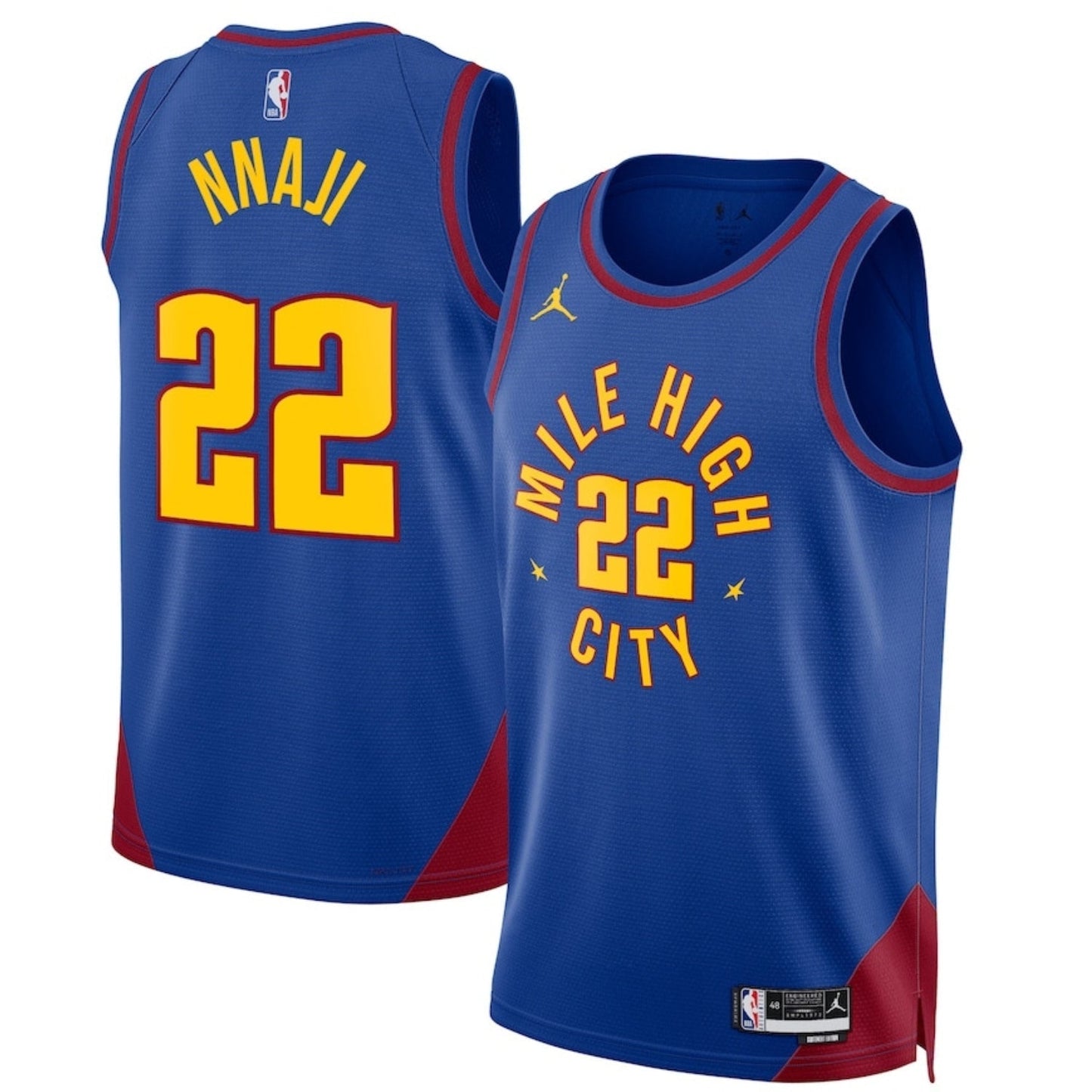 Basketball Zeke Nnaji Denver Nuggets 22 Jersey