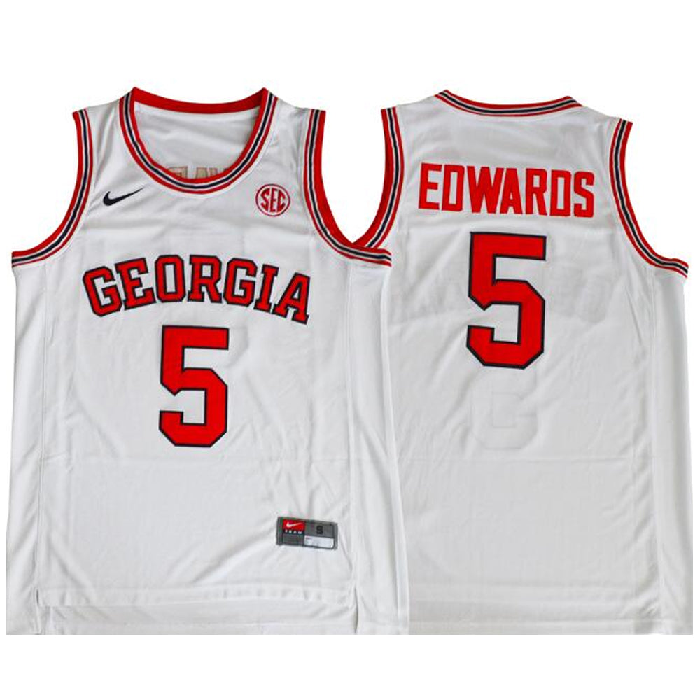 NCAA Anthony Edwards Georgia Bulldogs 5 Jersey