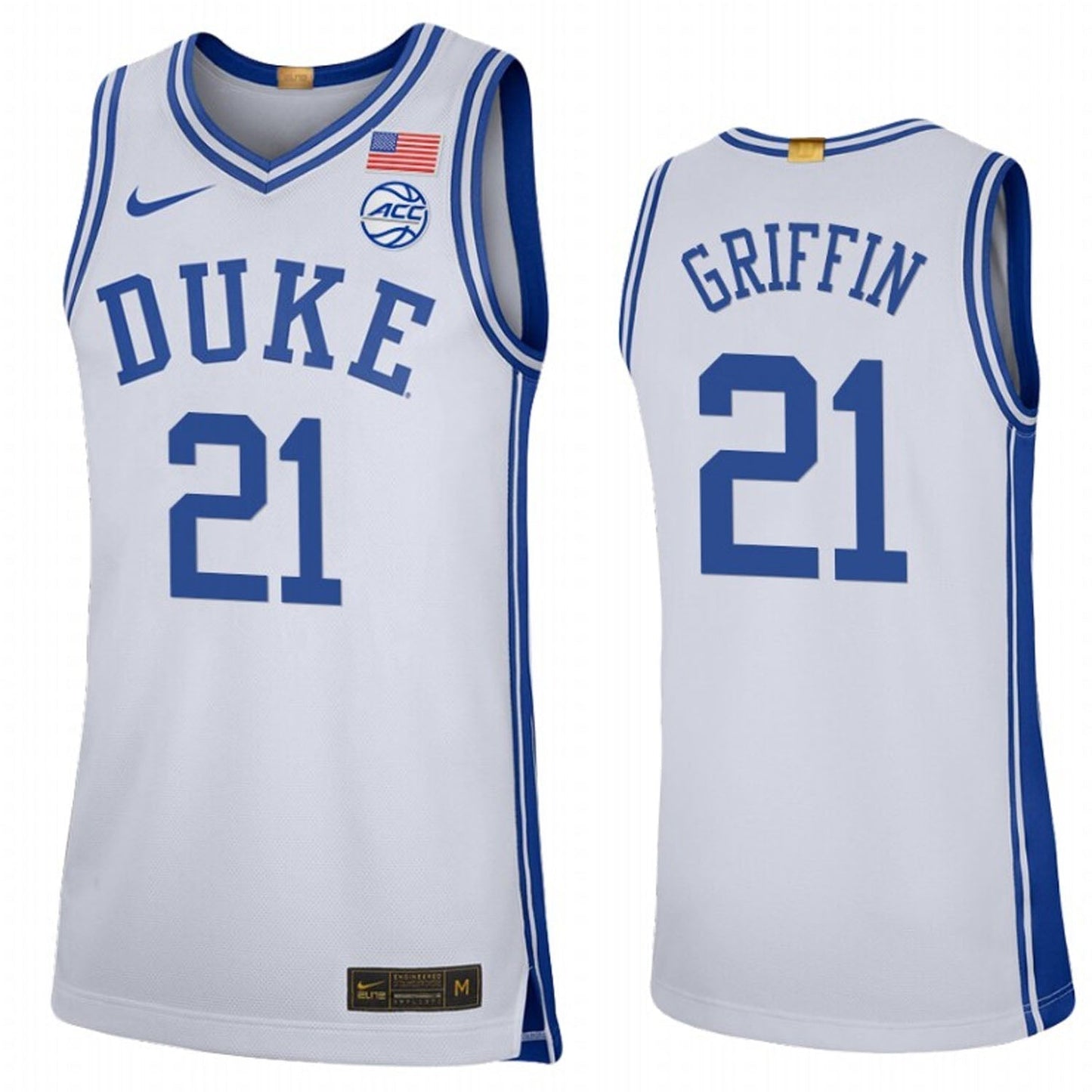 NCAAB AJ Griffin Duke Blue Devils 21 Jersey