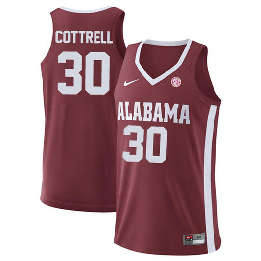 NCAAB Adam Cottrell Alabama Crimson Tide 30 Jersey