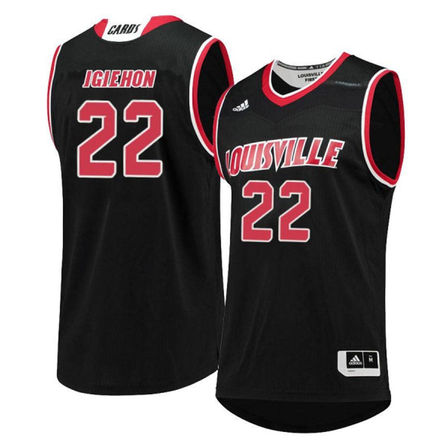 NCAAB Aidan Igiehon Louisville Cardinals 22 Jersey