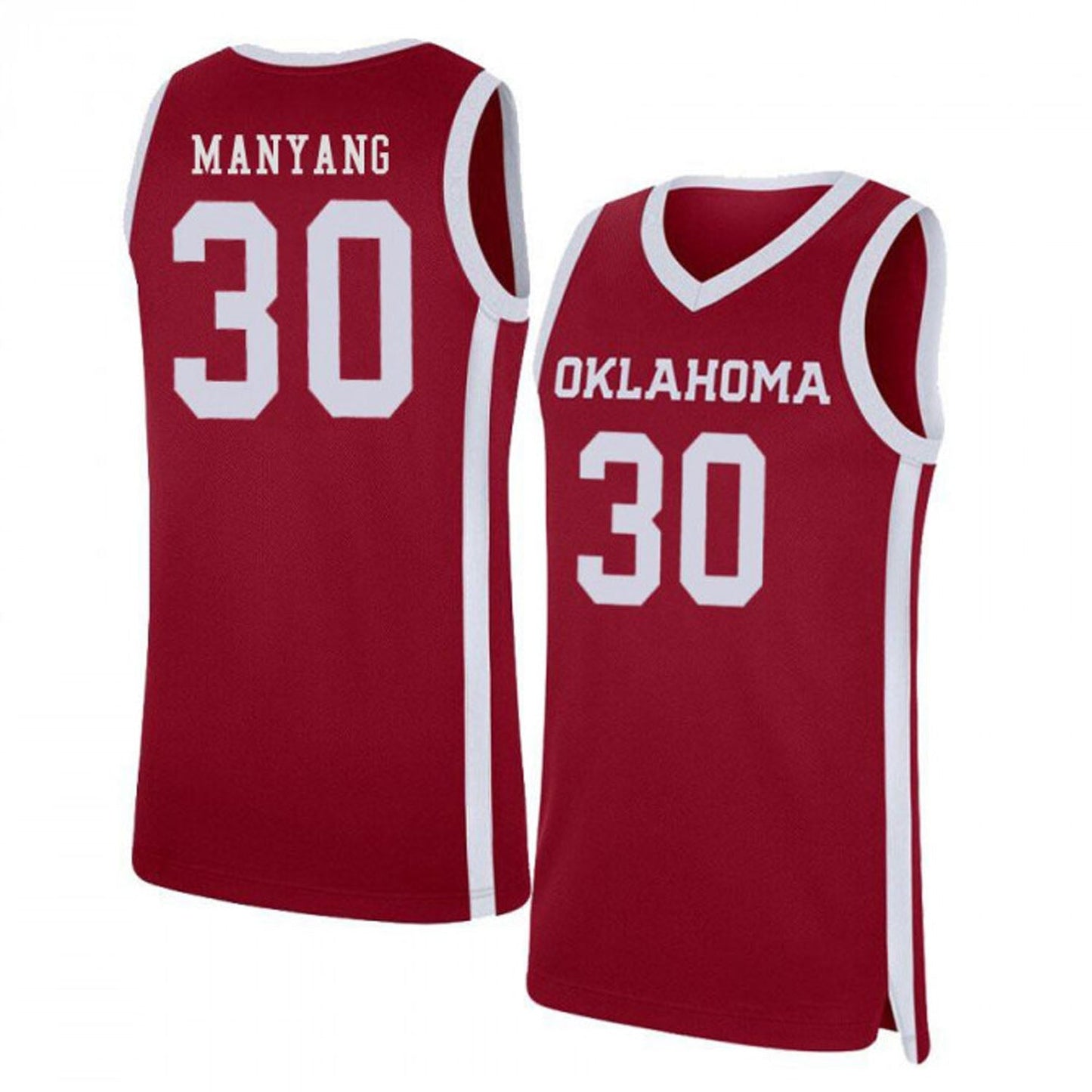 NCAAB Akolda Manyang Oklahoma Sooners 30 Jersey