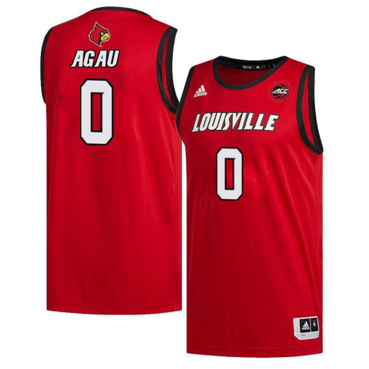 NCAAB Akoy Agau Louisville Cardinals 0 Jersey