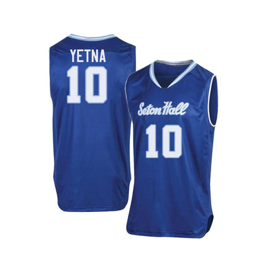 NCAAB Alexis Yetna Seton Hall Pirates 10 Jersey