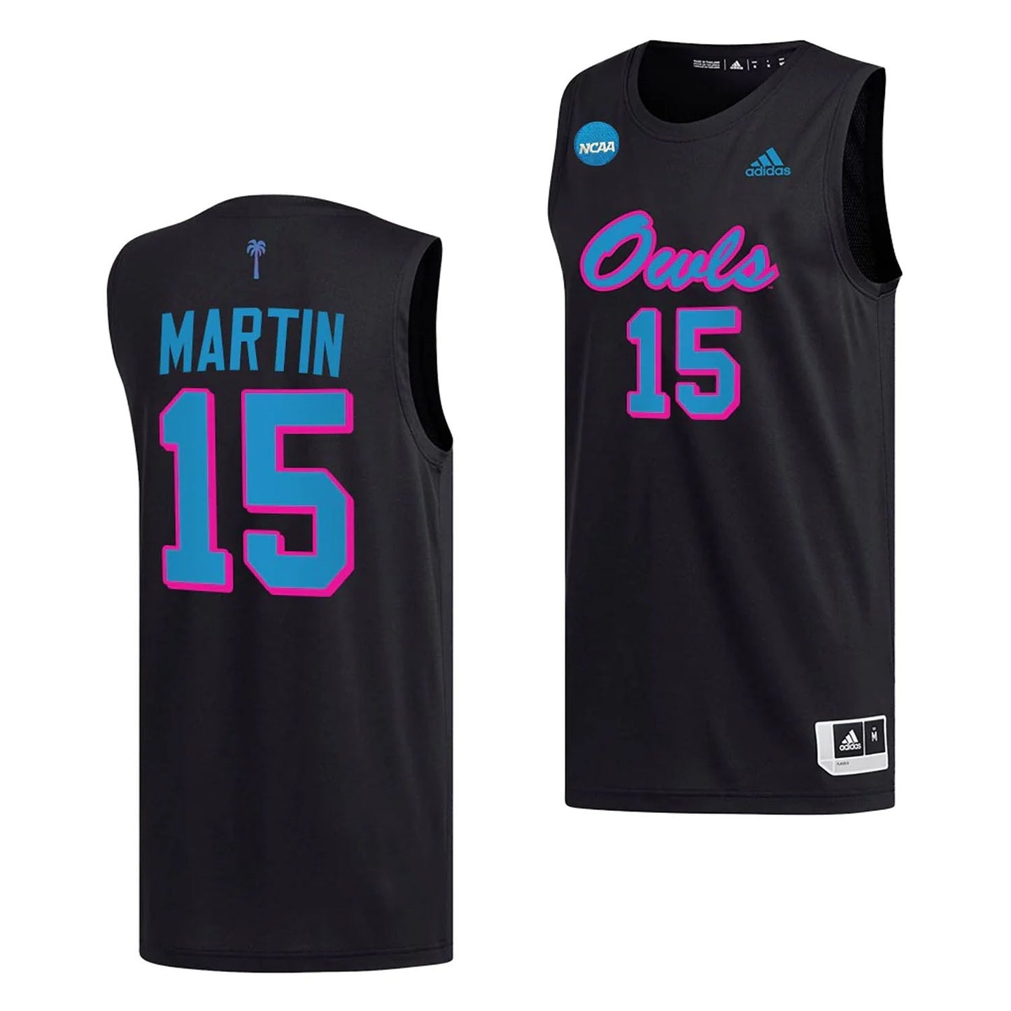 NCAAB Alijah Martin Florida Atlantic Owls 15 Jersey