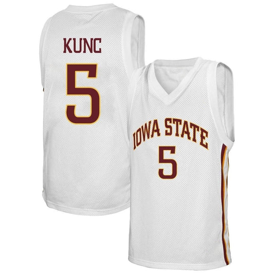 NCAAB Aljaz Kunc Iowa State Cyclones 5 Jersey