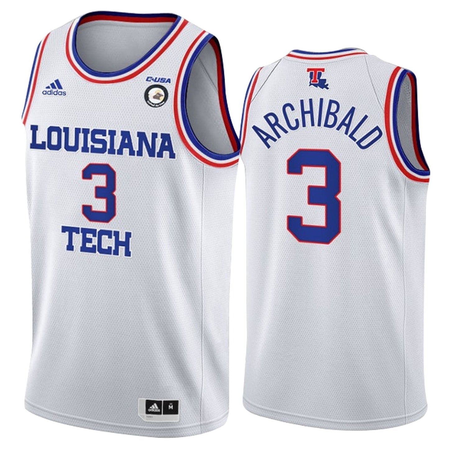 NCAAB Amorie Archibald Louisiana Tech Bulldogs 3 Jersey