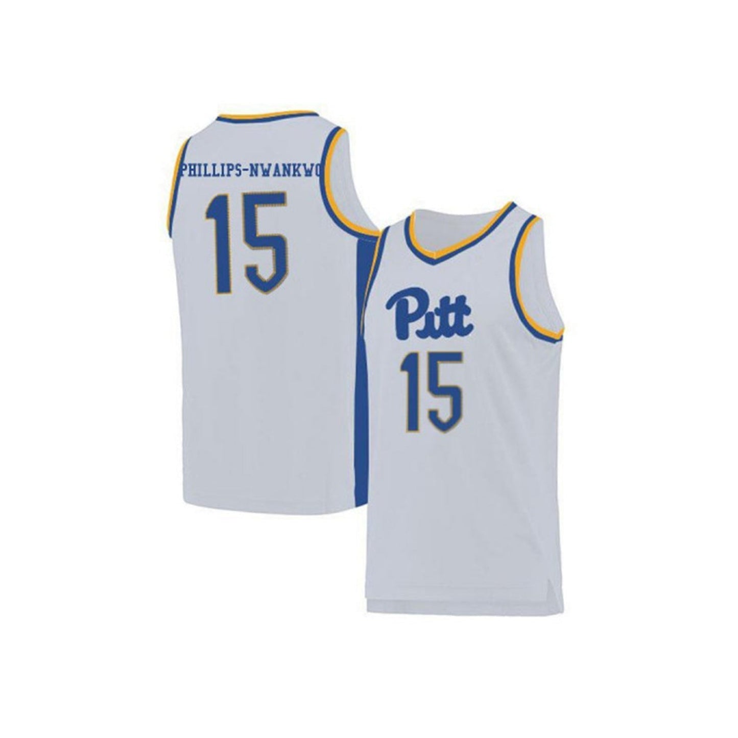NCAAB Aron Phillips Nwankwo Pittsburgh Panthers 15 Jersey