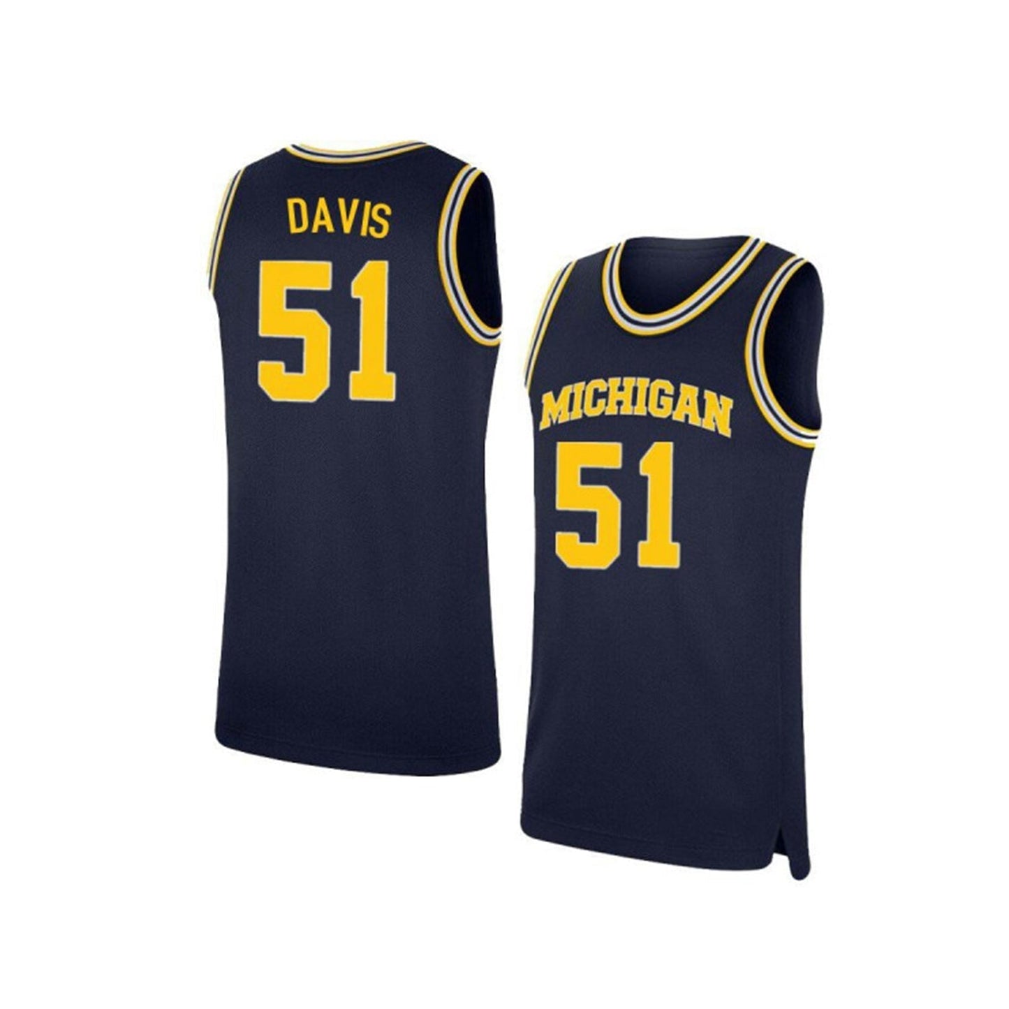NCAAB Austin Davis Michigan Wolverines 51 Jersey