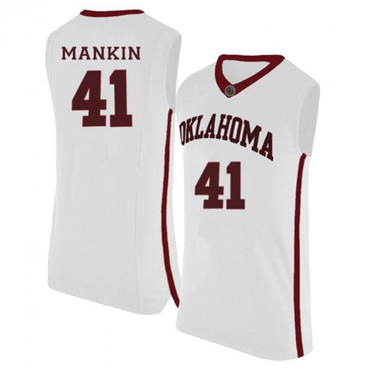 NCAAB Austin Mankin Oklahoma Sooners 41 Jersey