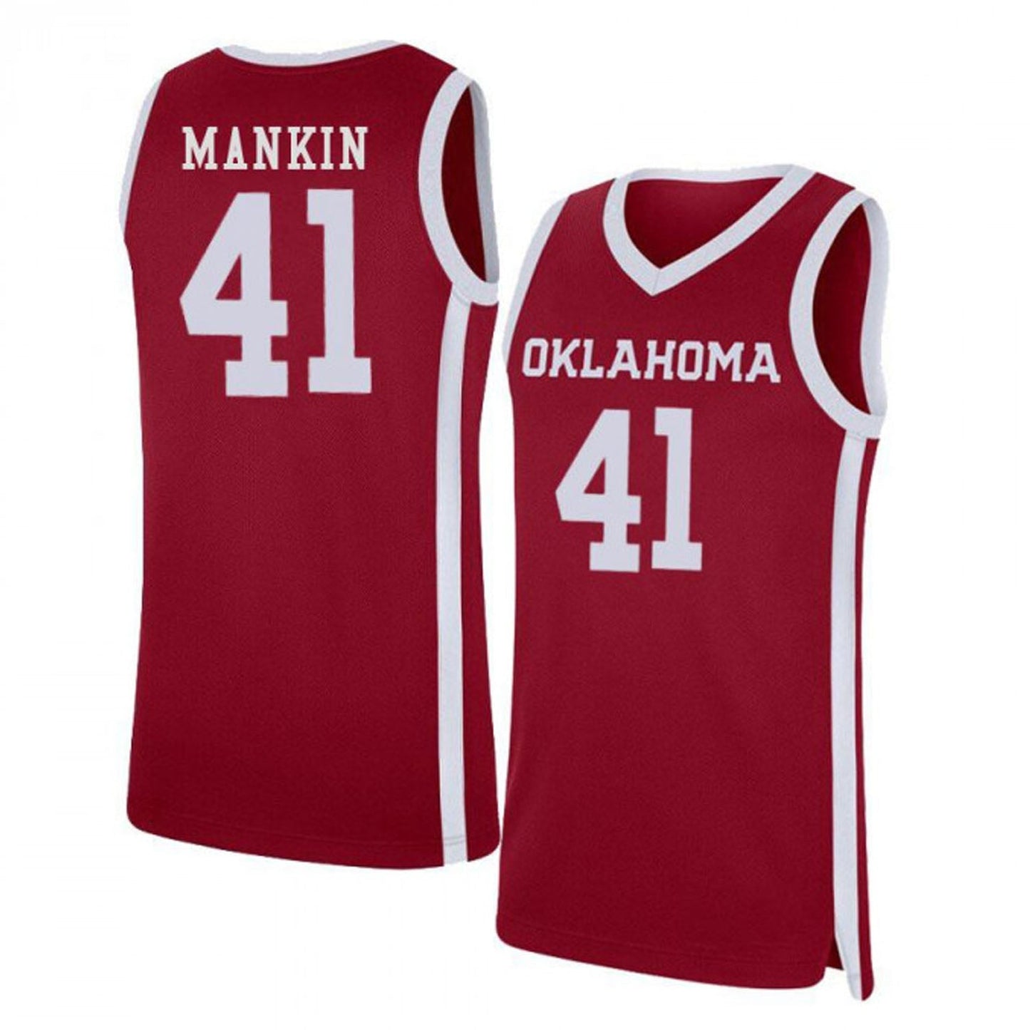 NCAAB Austin Mankin Oklahoma Sooners 41 Jersey