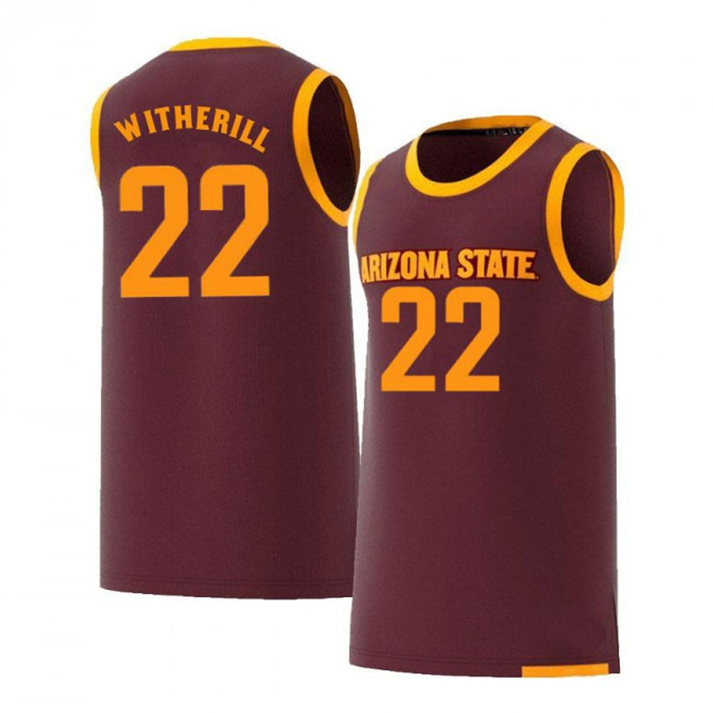 NCAAB Austin Witherill Arizona State Sun Devils 22 Jersey