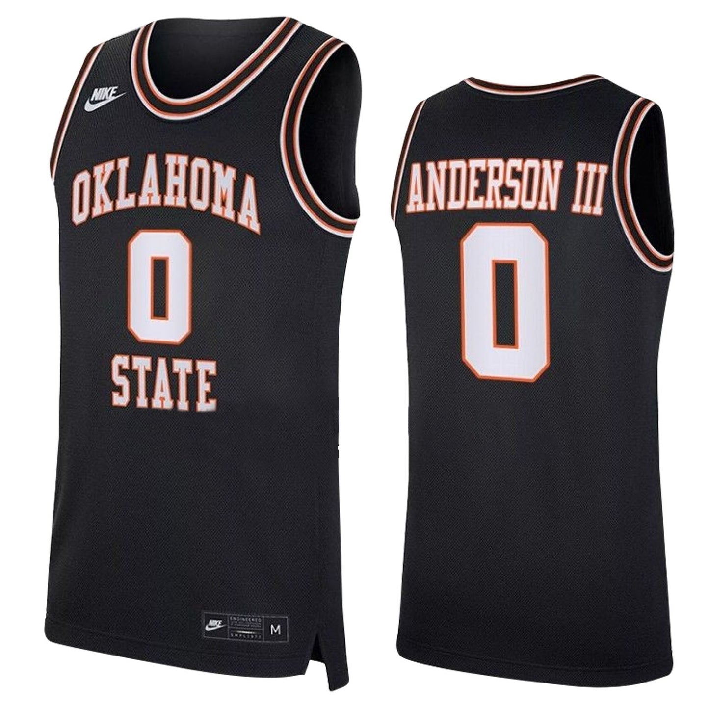 NCAAB Avery Anderson III OSU Cowboys 0 Jersey