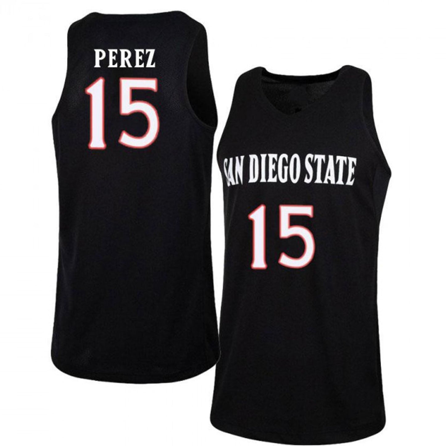NCAAB Ben Perez San Diego State Aztecs 15 Jersey