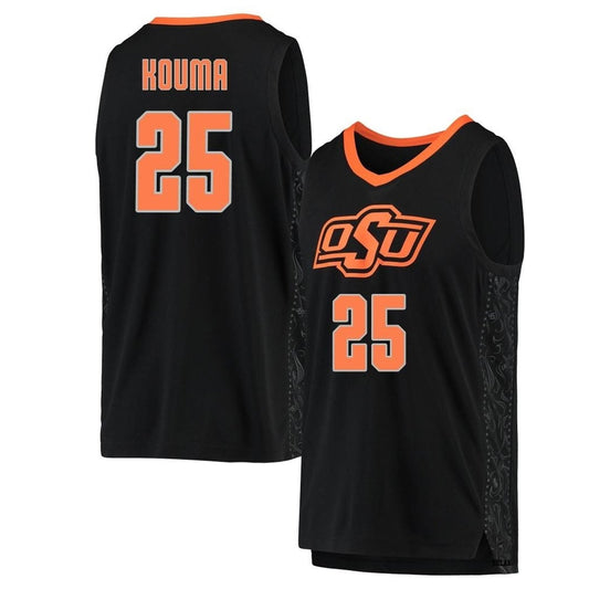 NCAAB Bernard Kouma Oklahoma State Cowboys 25 Jersey