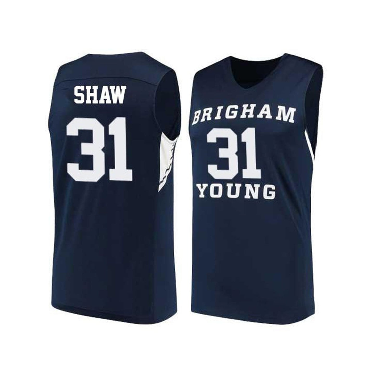 NCAAB Braiden Shaw BYU Cougars 31 Jersey