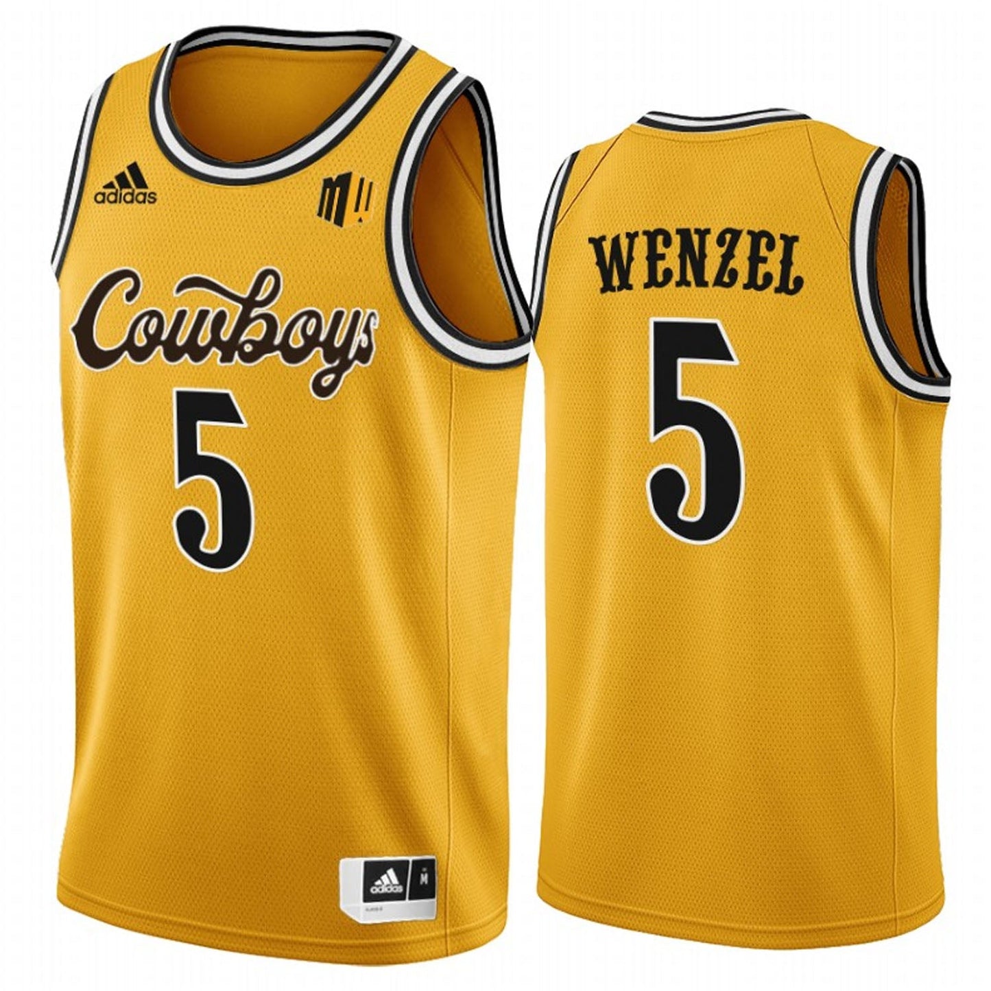 NCAAB Brendan Wenzel Wyoming Cowboys 5 Jersey