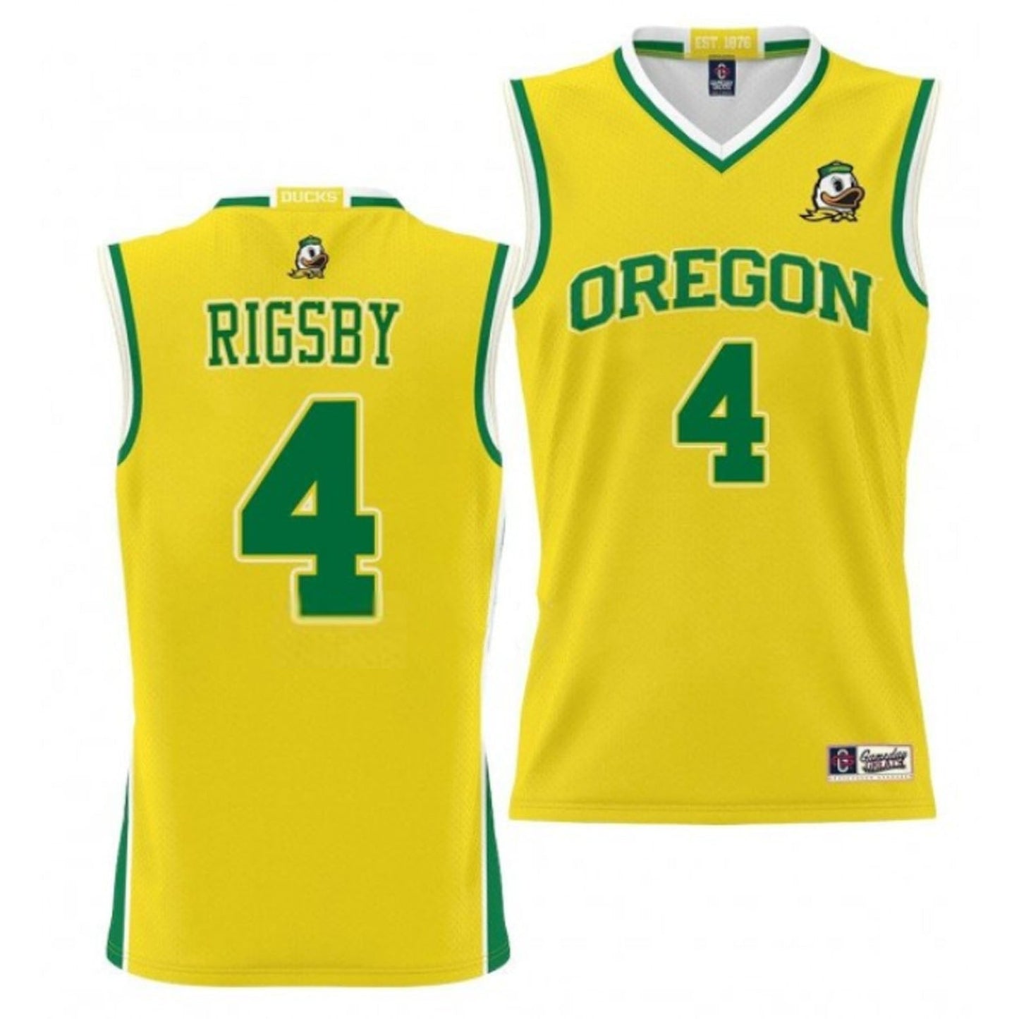 NCAAB Brennan Rigsby Oregon Ducks 4 Jersey
