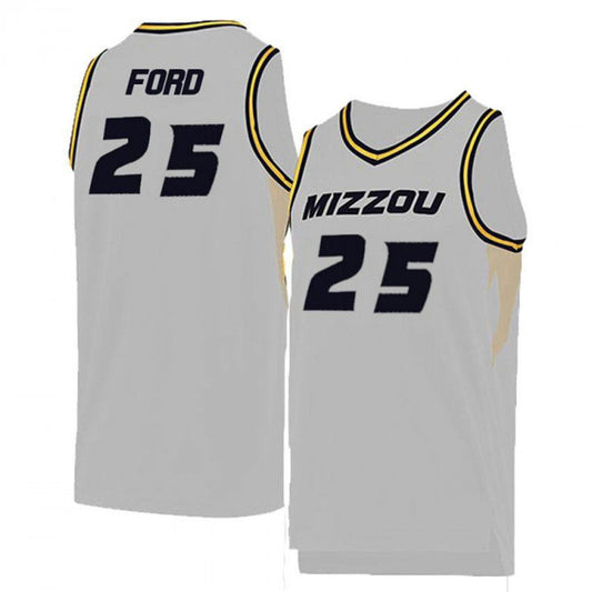 NCAAB Brooks Ford Missouri Tigers 25 Jersey