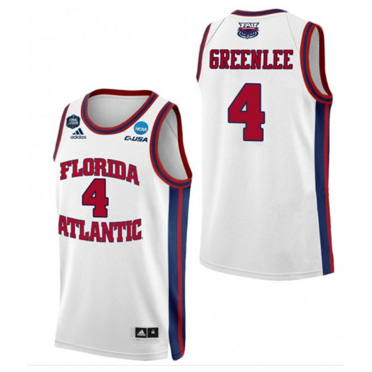 NCAAB Bryan Greenlee Florida Atlantic Owls 4 Jersey