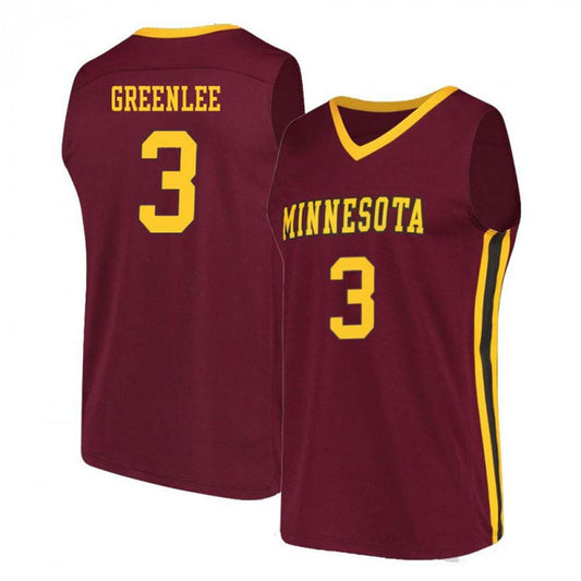 NCAAB Bryan Greenlee Minnesota Golden Gophers 3 Jersey