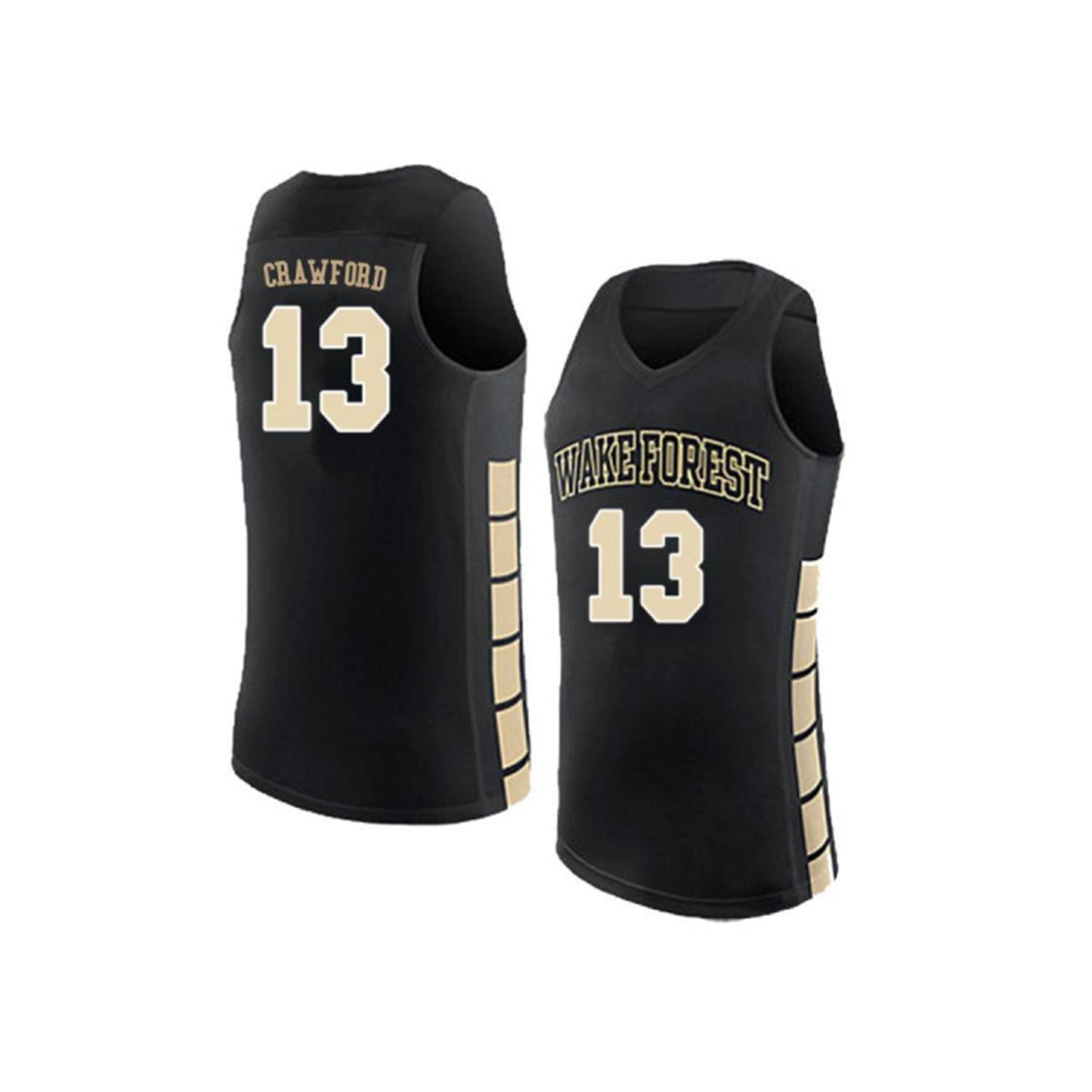 NCAAB Bryant Crawford Wake Forest Demon Deacons 13 Jersey