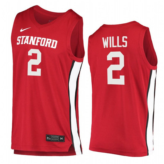 NCAAB Bryce Wills Stanford Cardinal 2 Jersey