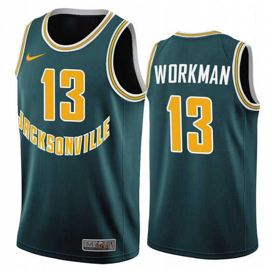 NCAAB Bryce Workman Jacksonville Dolphins 13 Jersey