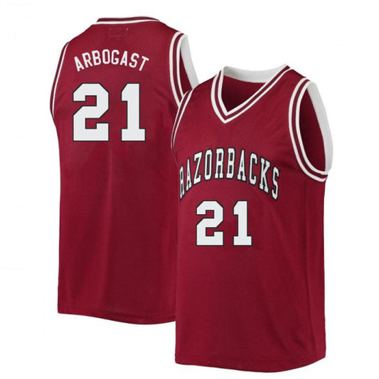 NCAAB Cade Arbogast Arkansas Razorbacks 21 Jersey