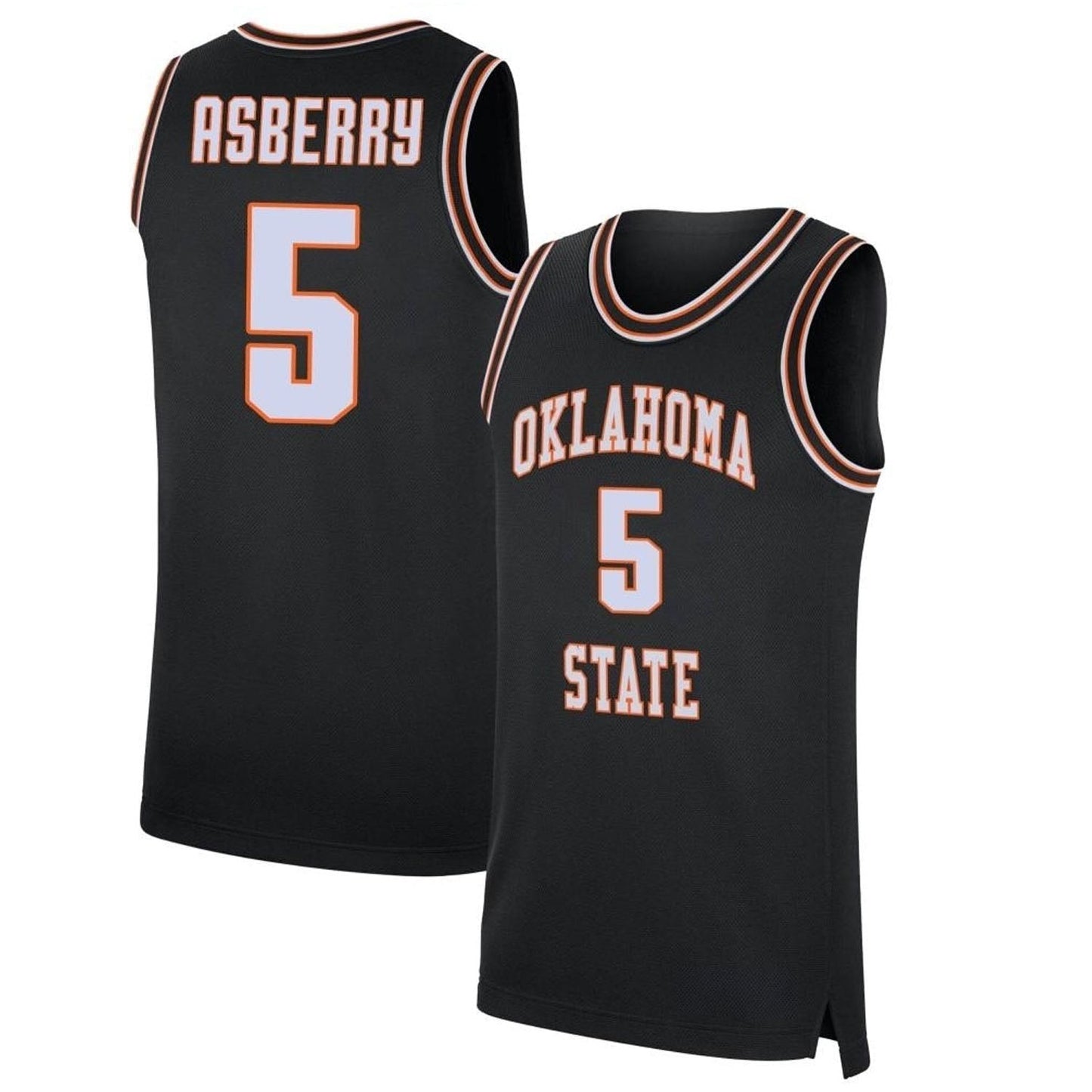 NCAAB Caleb Asberry Men's Oklahoma State Cowboys 33 Jersey