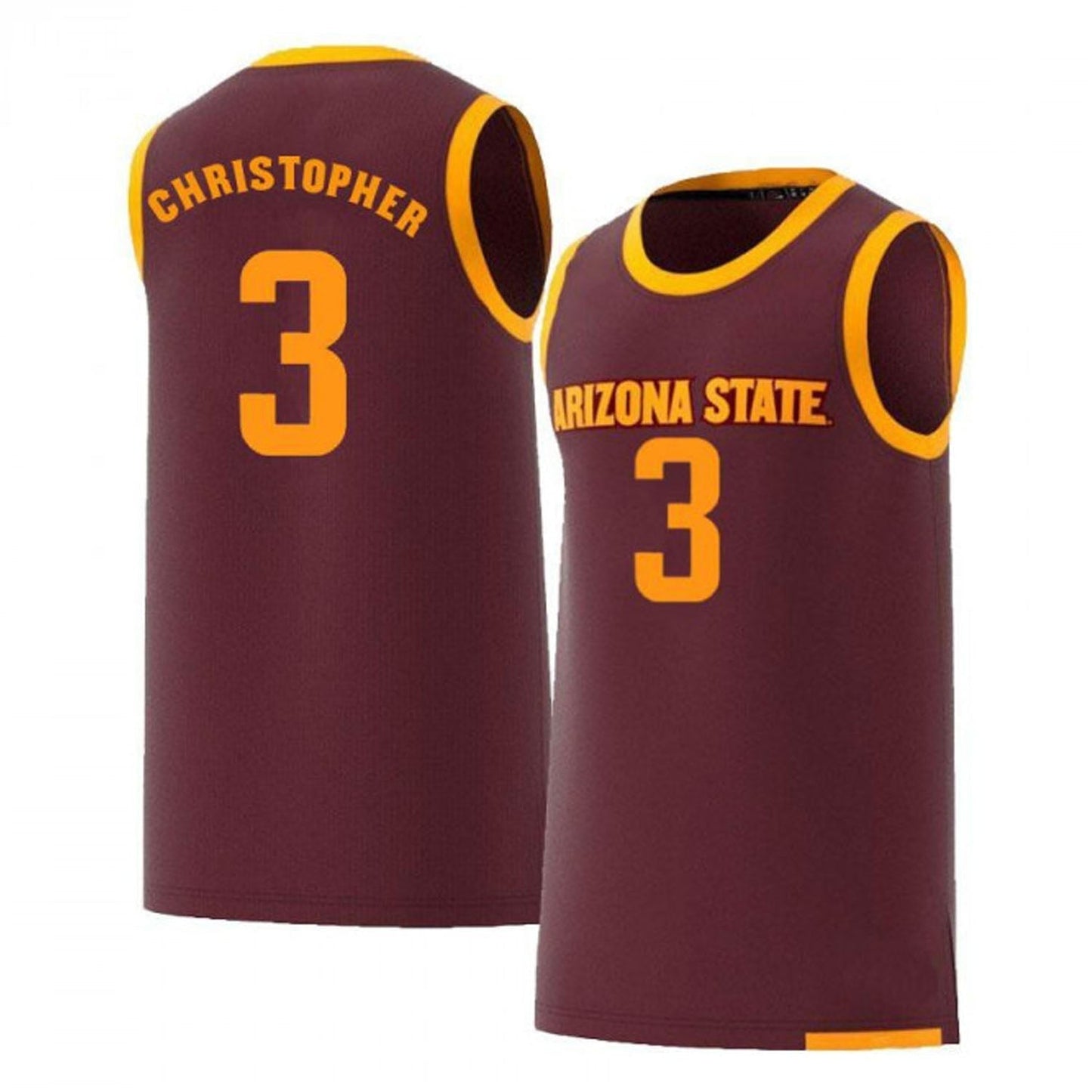 NCAAB Caleb Christopher Arizona State Sun Devils 3 Jersey