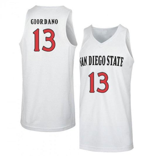 NCAAB Caleb Giordano San Diego State Aztecs 13 Jersey