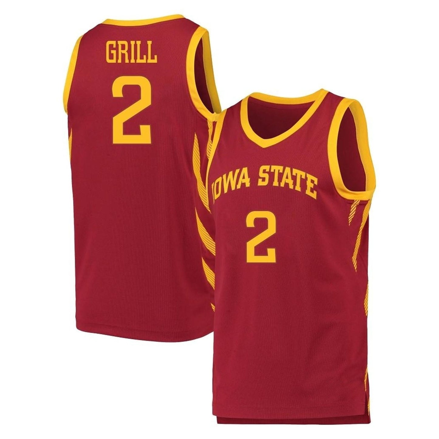 NCAAB Caleb Grill Iowa State Cyclones 2 Jersey