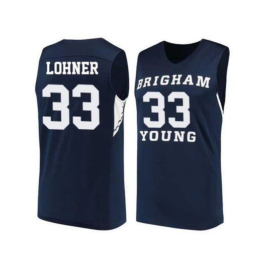 NCAAB Caleb Lohner BYU Cougars 33 Jersey