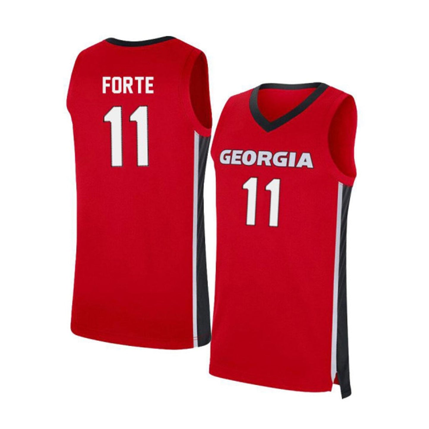 NCAAB Cameron Forte Georgia Bulldogs 11 Jersey
