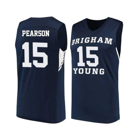 NCAAB Cameron Pearson BYU Cougars 15 Jersey