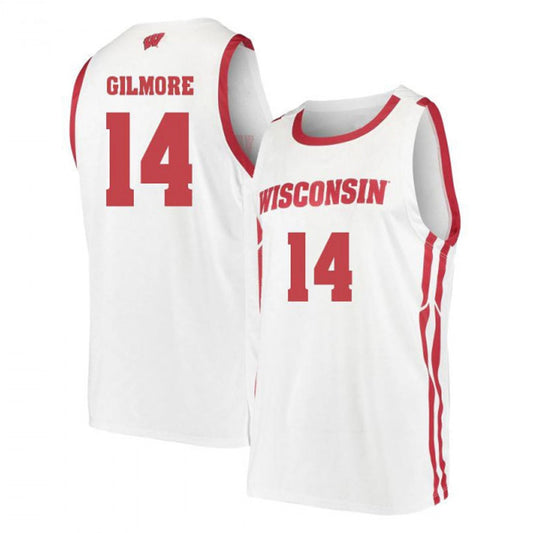 NCAAB Carter Gilmore Wisconsin Badgers 14 Jersey